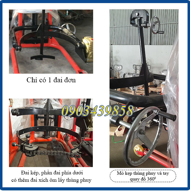 Cấu Tạo Chi Tiết Bộ Phận Cố định Phuy