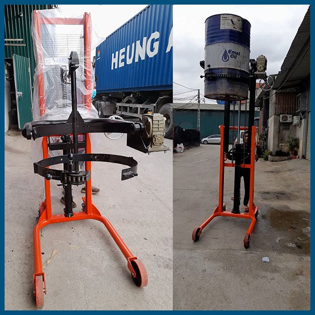 Xe Nâng Di Chuyển Quay đổ Phuy Xe Nâng Di Chuyển Quay đổ Phuy