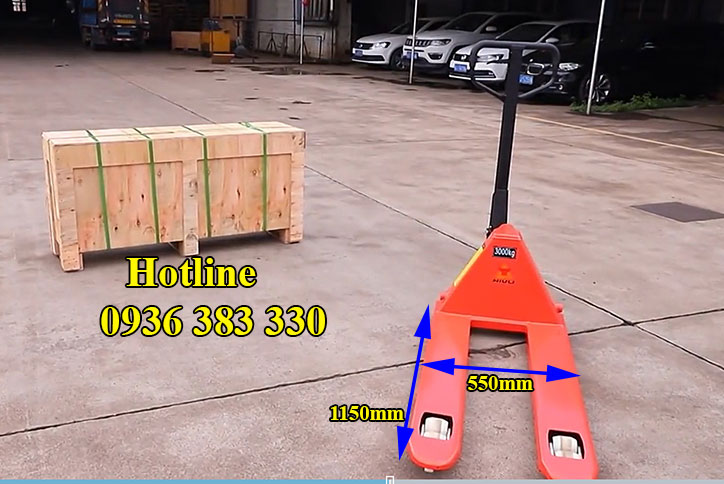 Xe nâng tay 3000kg hẹp