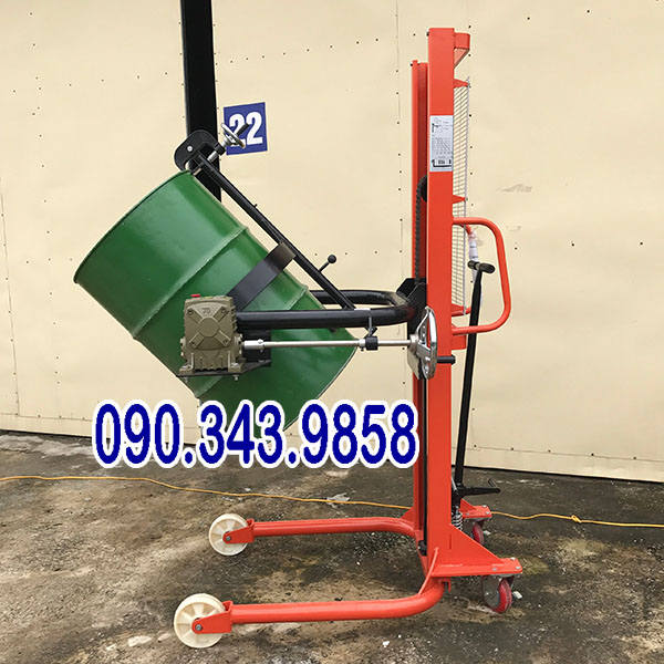 Xe Nâng Di Chuyển Quay đổ Phuy Nâng Cao 1,4m